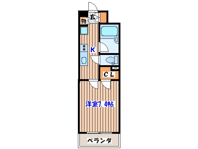 グランカーサ仙台五橋の物件間取画像