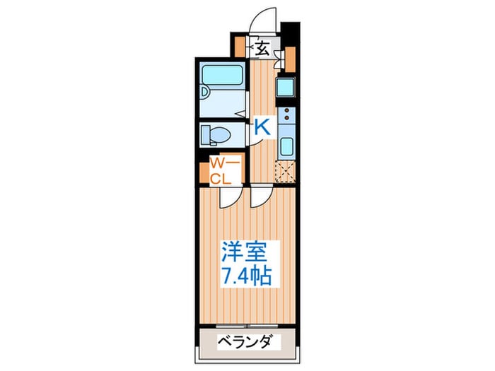 グランカーサ仙台五橋の物件間取画像