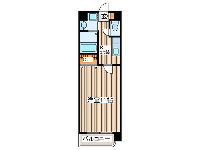 アニバ－サリ－第九木町通の物件間取画像