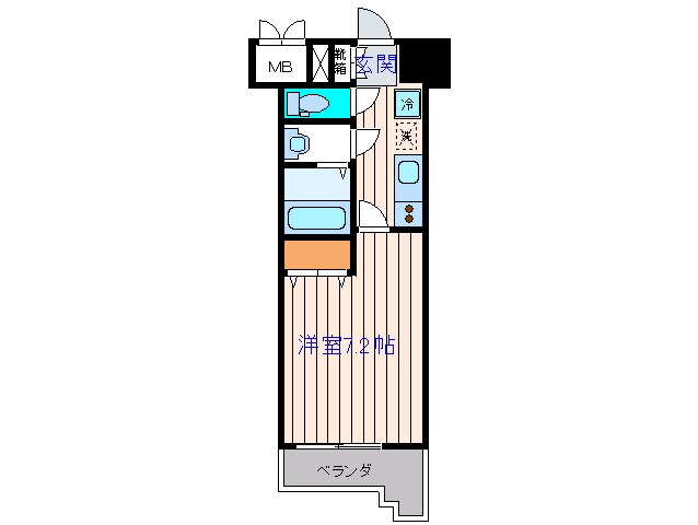 サンヴァ－リオ新田駅前Ⅵの物件間取画像