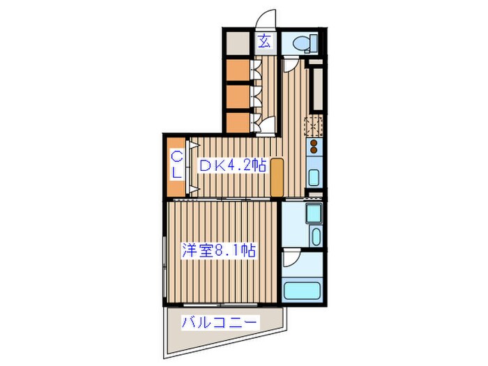 ｳﾞｨｱｰﾚ木ノ下二丁目ﾏﾝｼｮﾝの物件間取画像