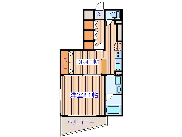 ｳﾞｨｱｰﾚ木ノ下二丁目ﾏﾝｼｮﾝの物件間取画像