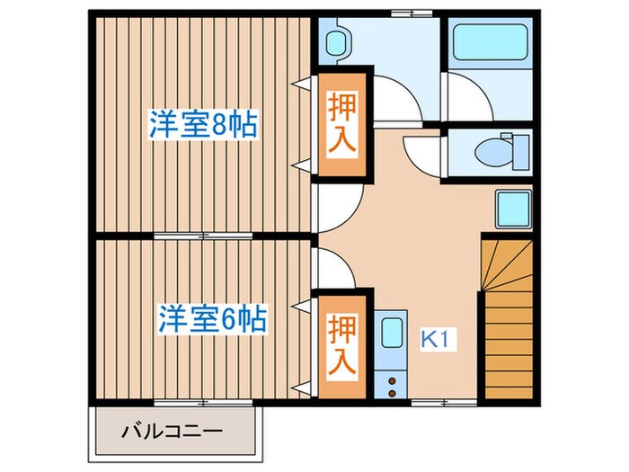 アスコット鶴ケ谷の物件間取画像