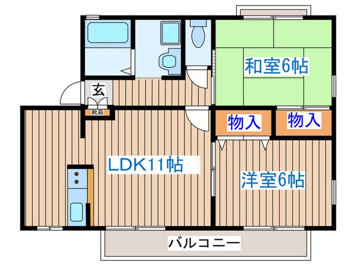 レジュウィ－ルＣの物件間取画像