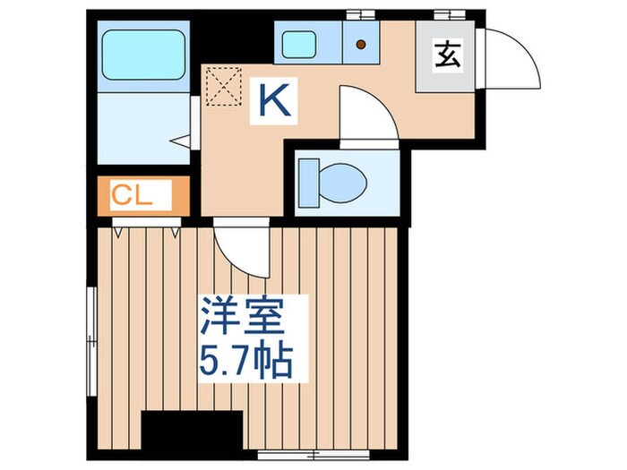 パ－ルハイム長町の物件間取画像