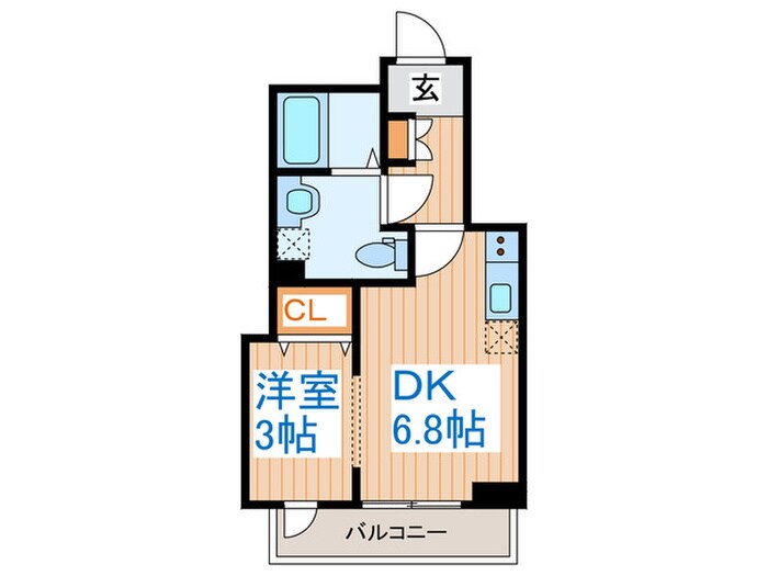 メリディアン八木山駅前の物件間取画像