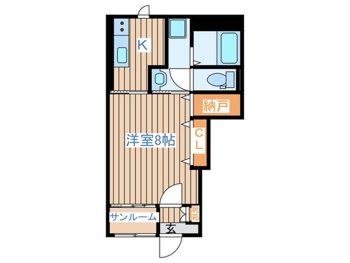 新生ソレイユの物件間取画像