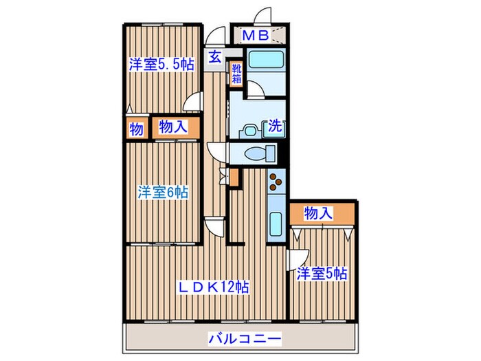 ＳＰＡＺＩＯ－Ｇの物件間取画像