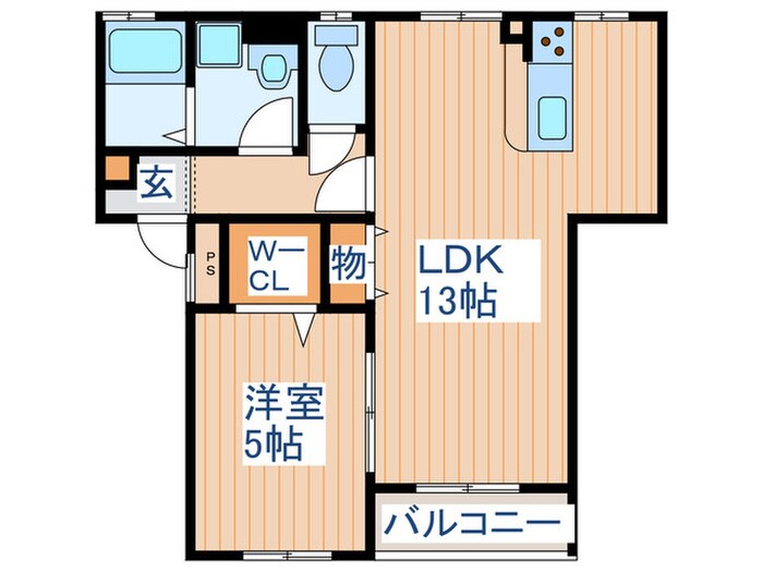 プレジ－ルダイヤⅡの物件間取画像