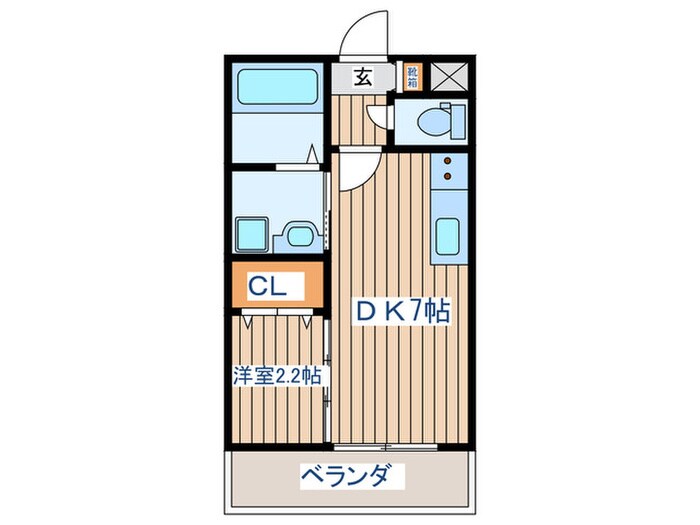 アルバ北仙台の物件間取画像