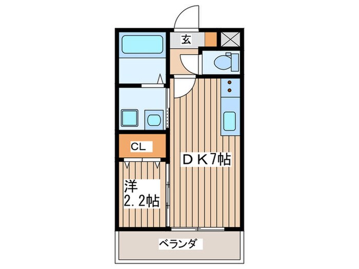 アルバ北仙台の物件間取画像