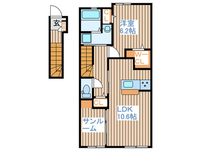 オーブの物件間取画像