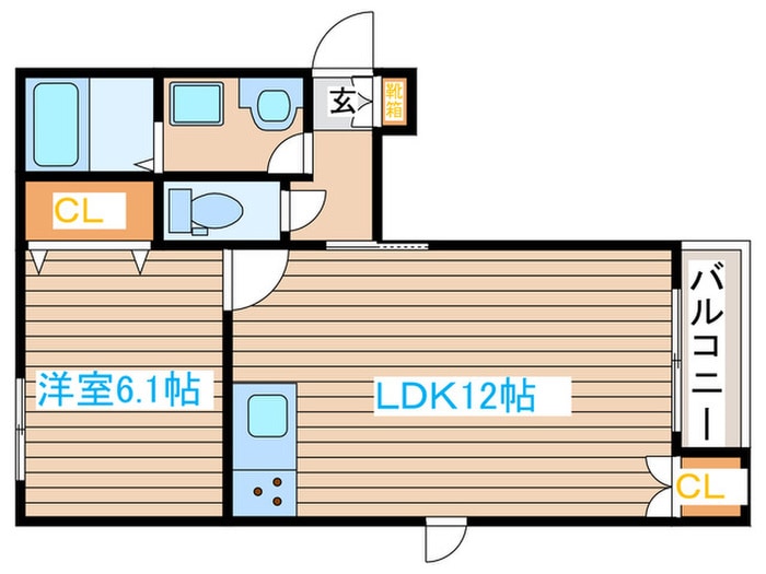 ビファイン泉中央の物件間取画像