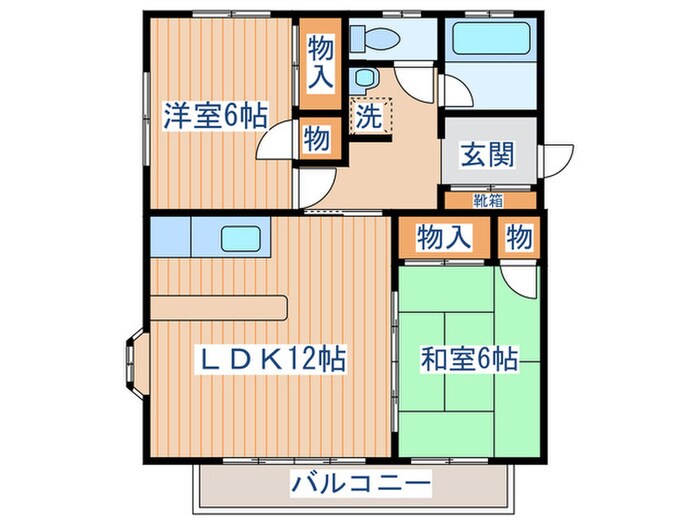 フロ－ラルハイツⅡの物件間取画像