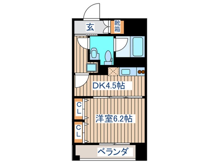 ヴィア－レ八幡三丁目の物件間取画像