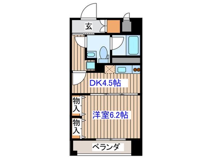 ヴィア－レ八幡三丁目の物件間取画像