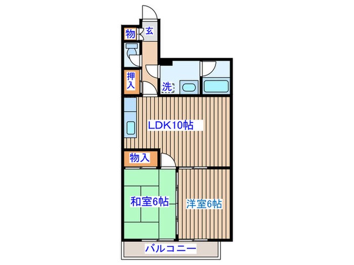 イ－ストヴィラ小田原の物件間取画像