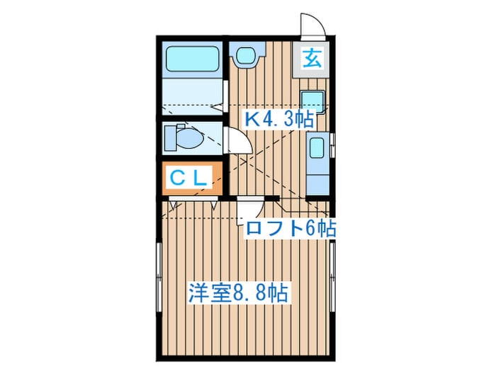 Maison RATISの物件間取画像