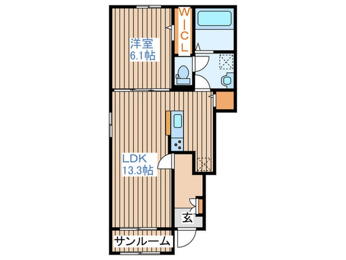 ハートフル翔Ⅱの物件間取画像