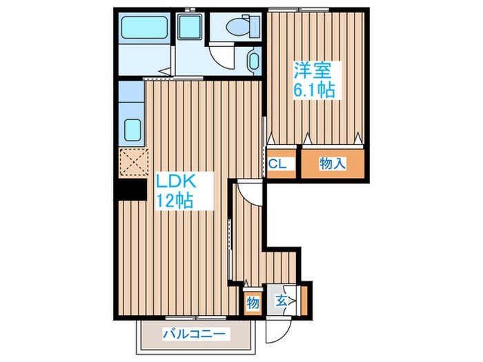メドン・ド・カルムⅠの物件間取画像