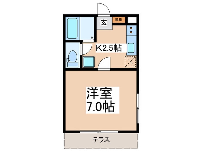 クリティオ柏木の物件間取画像