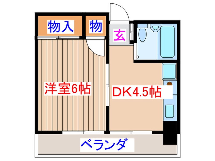 第５銅谷ビルの物件間取画像