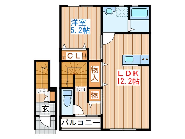 ナチュ－ル　ハイムの物件間取画像