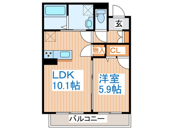 ソ－ナ・ベルデ田子の物件間取画像