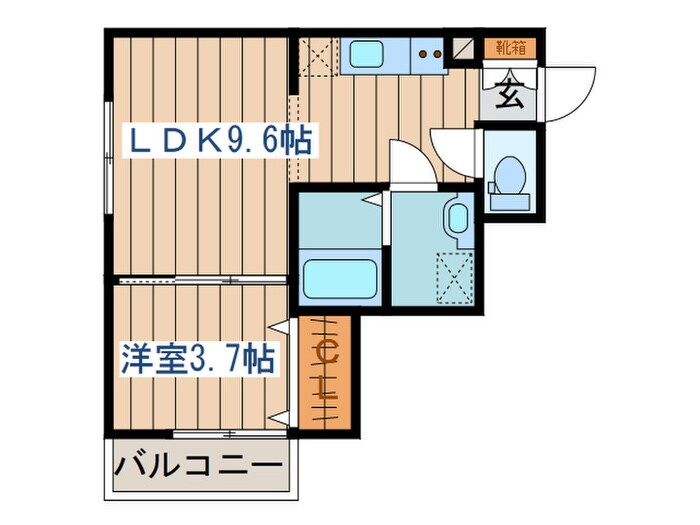 ア－リ－スロ－プの物件間取画像