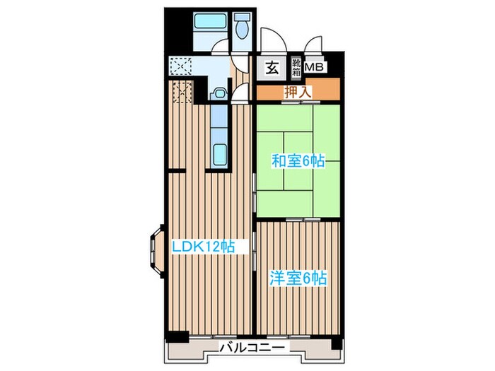 ヴィア－レＡ・Ｕの物件間取画像