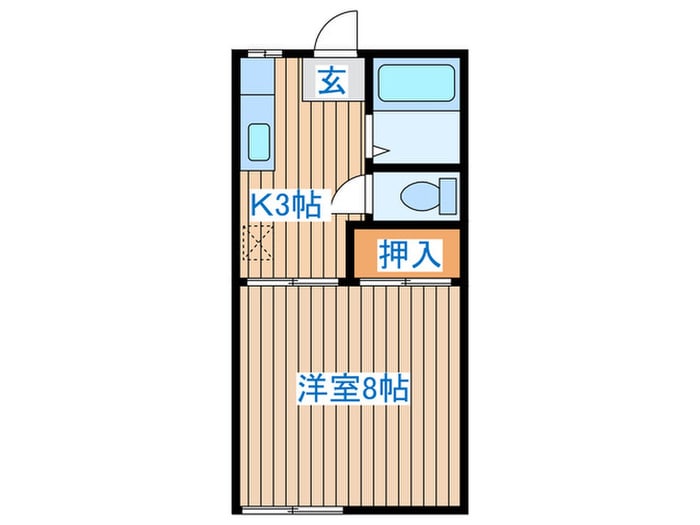 コ－ポめぐみの物件間取画像