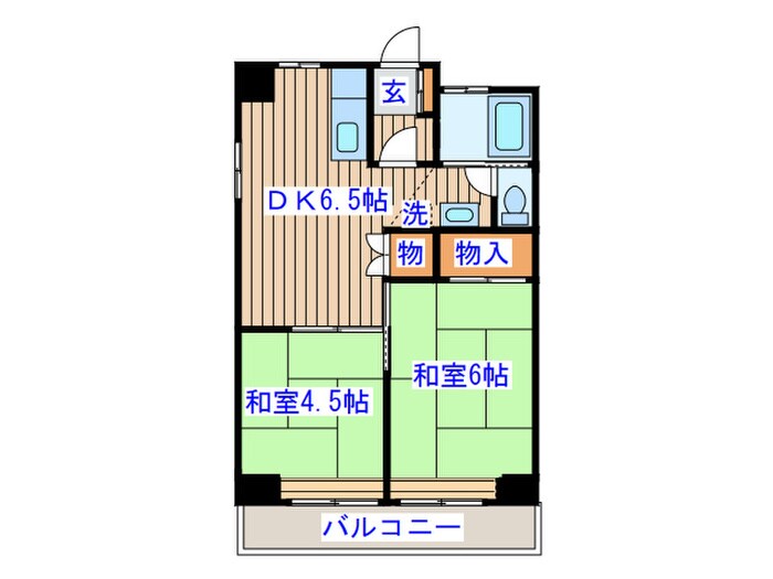 亀兵ビルの物件間取画像