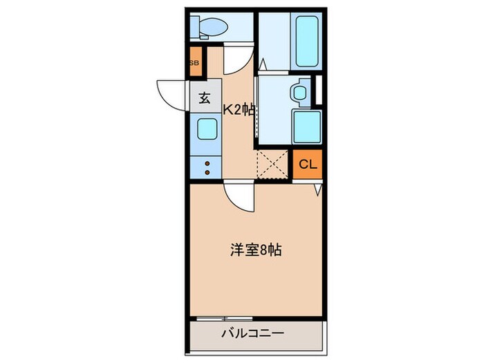 ステラ薬師堂の物件間取画像