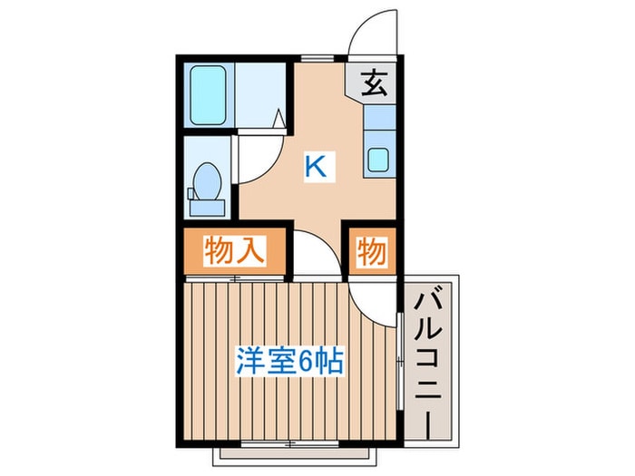 ハウス　ｲﾚﾌﾞﾝの物件間取画像