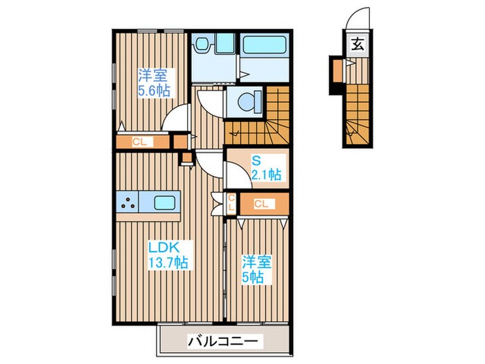 Aurora.moniwaの物件間取画像