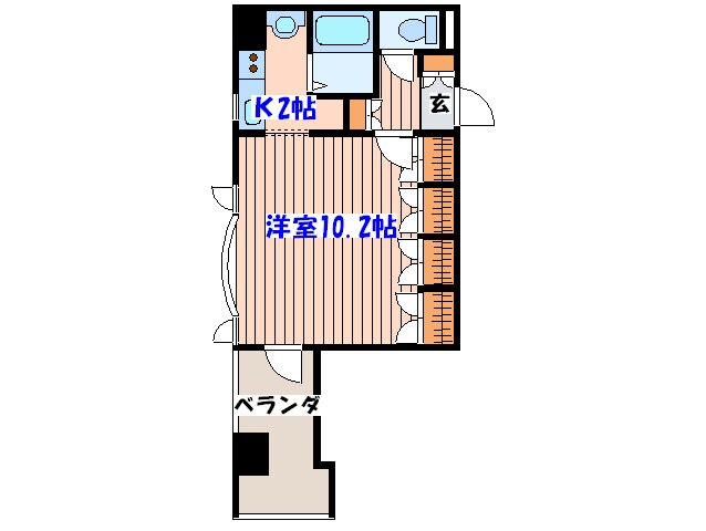 ア－バス仙台の物件間取画像