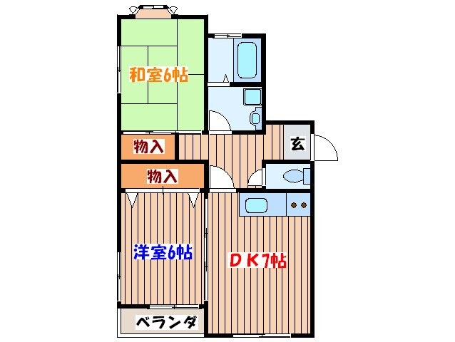 物件間取画像