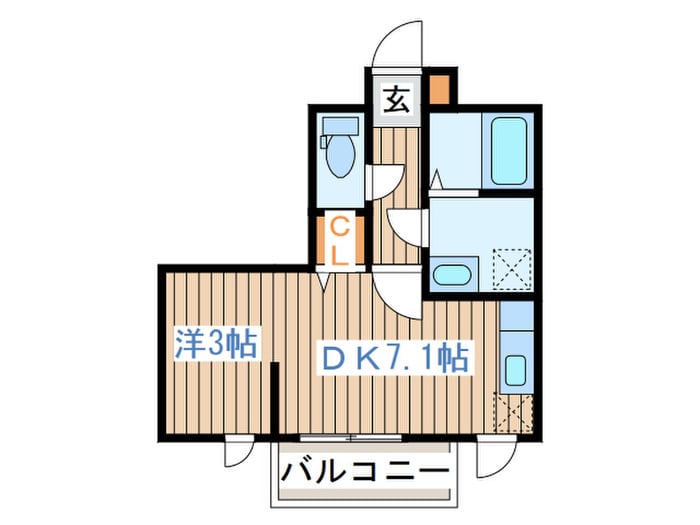 メリディアンなないろの里弐番館の物件間取画像