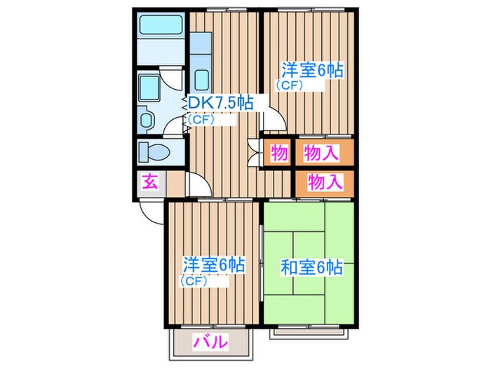 物件間取画像