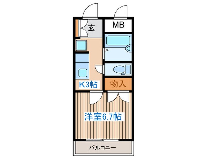 ワカユーヒルズの物件間取画像