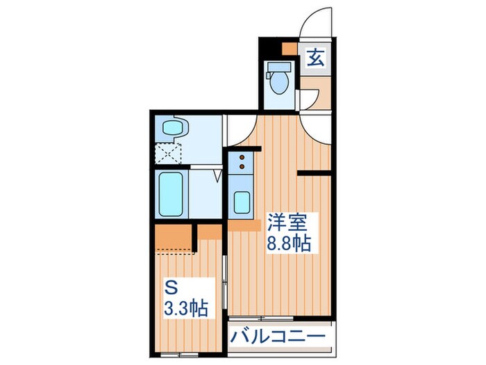 ポートアラモードの物件間取画像