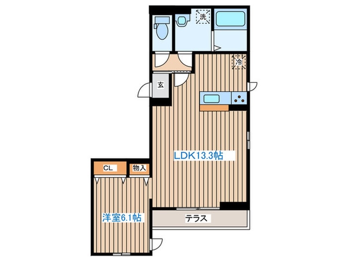 D-room大和町一丁目の物件間取画像