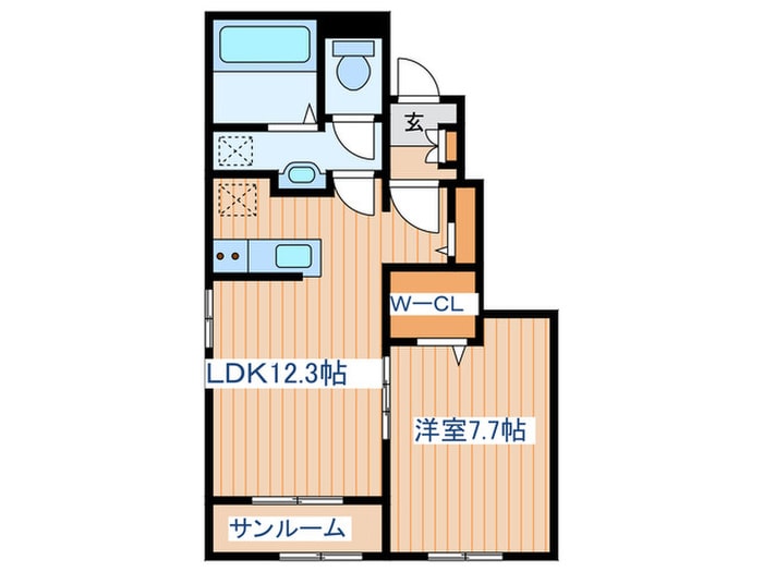 塩釜小松崎壱番館の物件間取画像