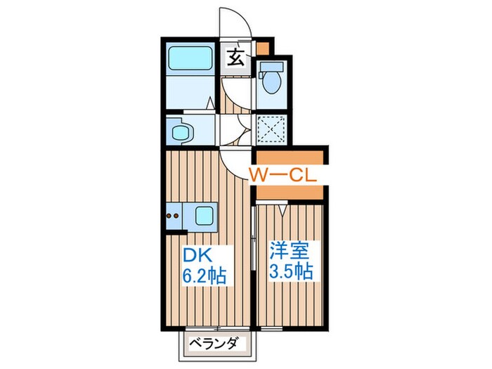 Winpy小田原の物件間取画像