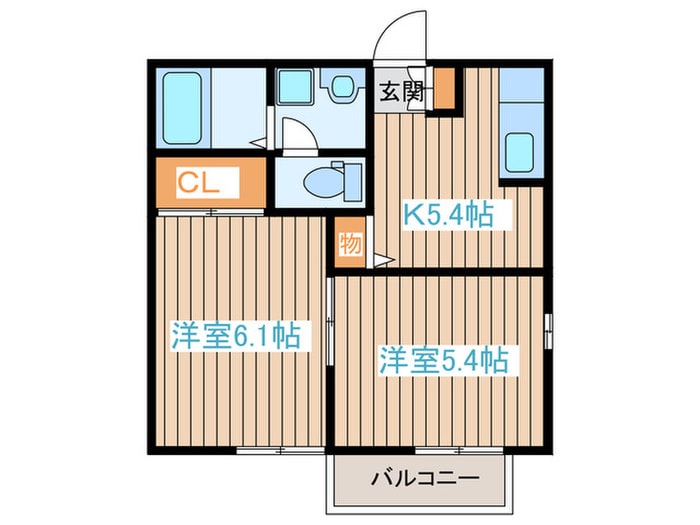 アドレ松ヶ丘の物件間取画像