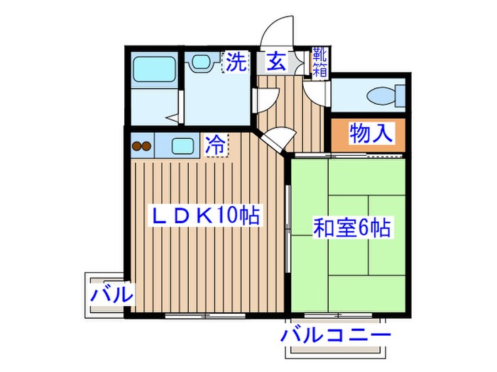 物件間取画像
