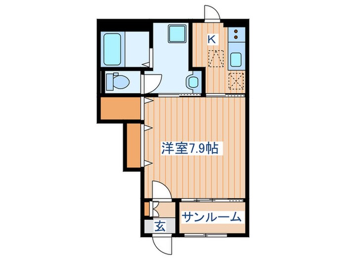 リフージョⅢの物件間取画像