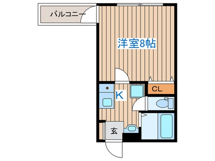 Mea.nui河原町の物件間取画像