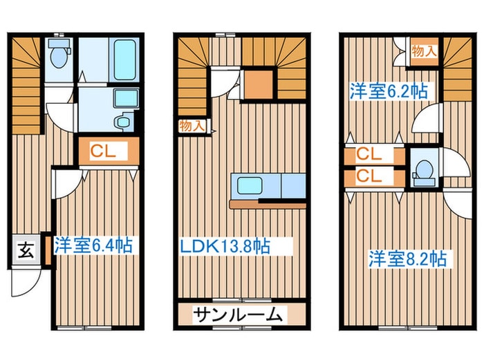 Prim RoseVの物件間取画像