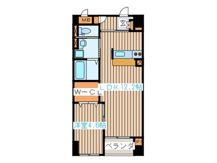 セントレアカマⅦの物件間取画像